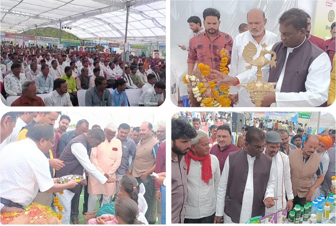 जिला स्तरीय कृषि विज्ञान मेला एवं प्रदर्शनी का किया स्वास्थ्य मंत्री ने उद्घाटन।