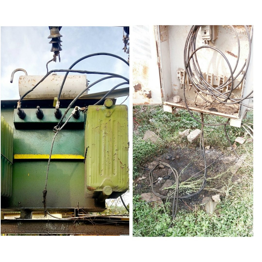 बिजली व्यवस्था लापरवाही के चलते चौपट।<br>नगर वासियों को अंधेरे में गुजारना पड़ती रात जलप्रदाय होता प्रभावित