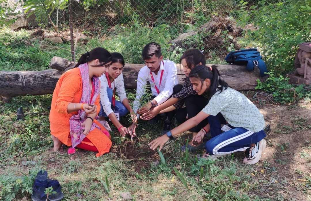 मुख्यमंत्री जनसेवा मित्रों ने पौधारोपण कर दिया पर्यावरण संरक्षण का संदेश
