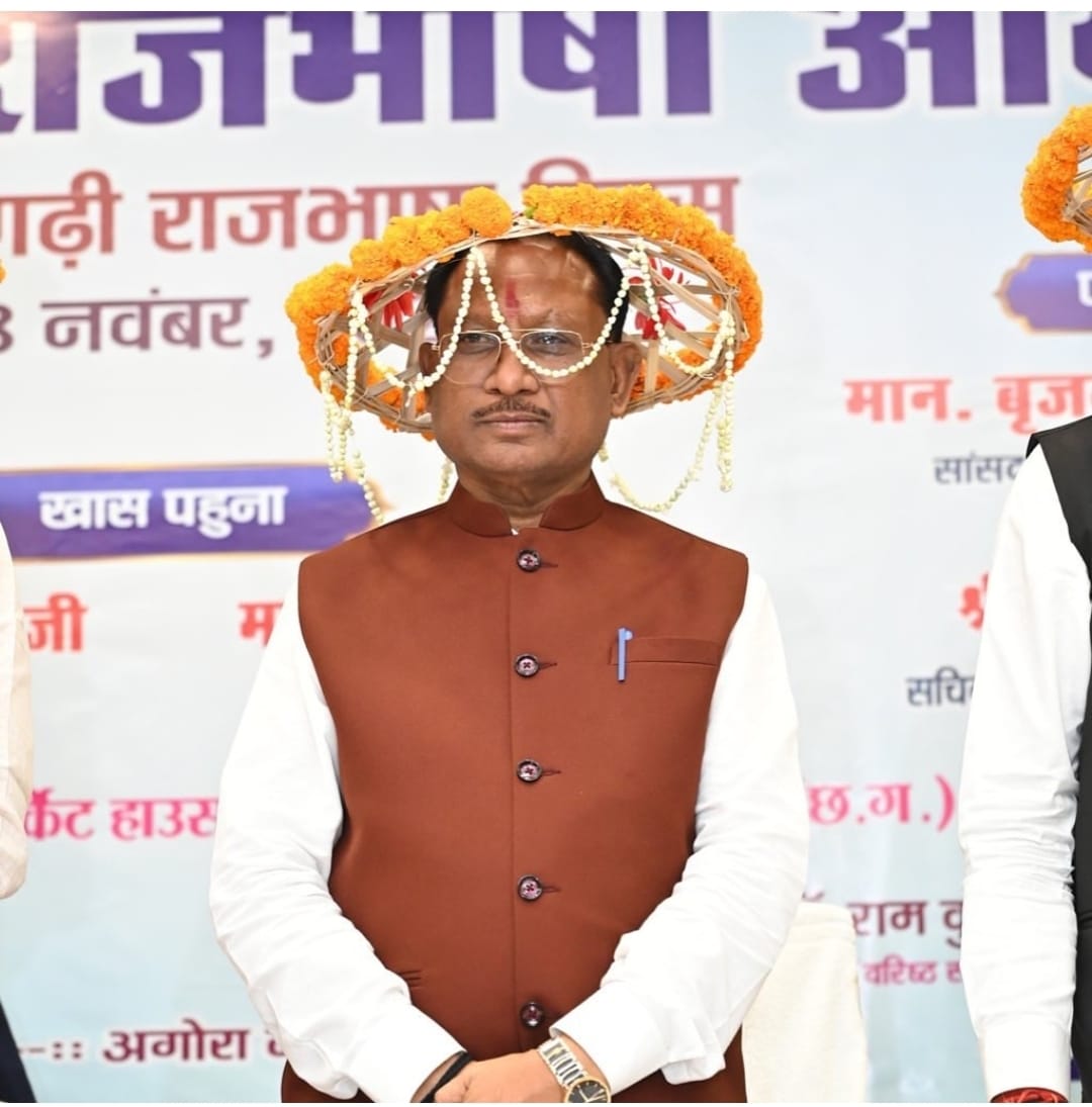 छत्तीसगढ़ में 147 करोड रुपए की लागत से बनेगी चित्रोंत्पला फिल्म सिटीमुख्यमंत्री विष्णु देव सांय।