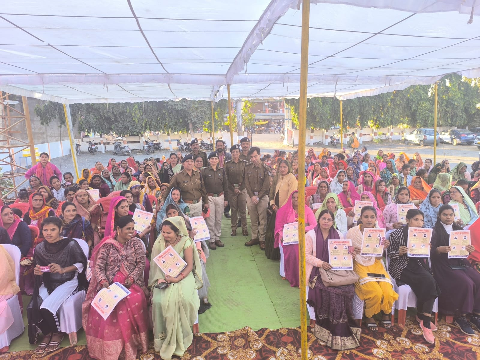 हम होंगे कामयाब” ” कार्यक्रम का आयोजन थाना ग्यारसपुर परिसर में किया गया