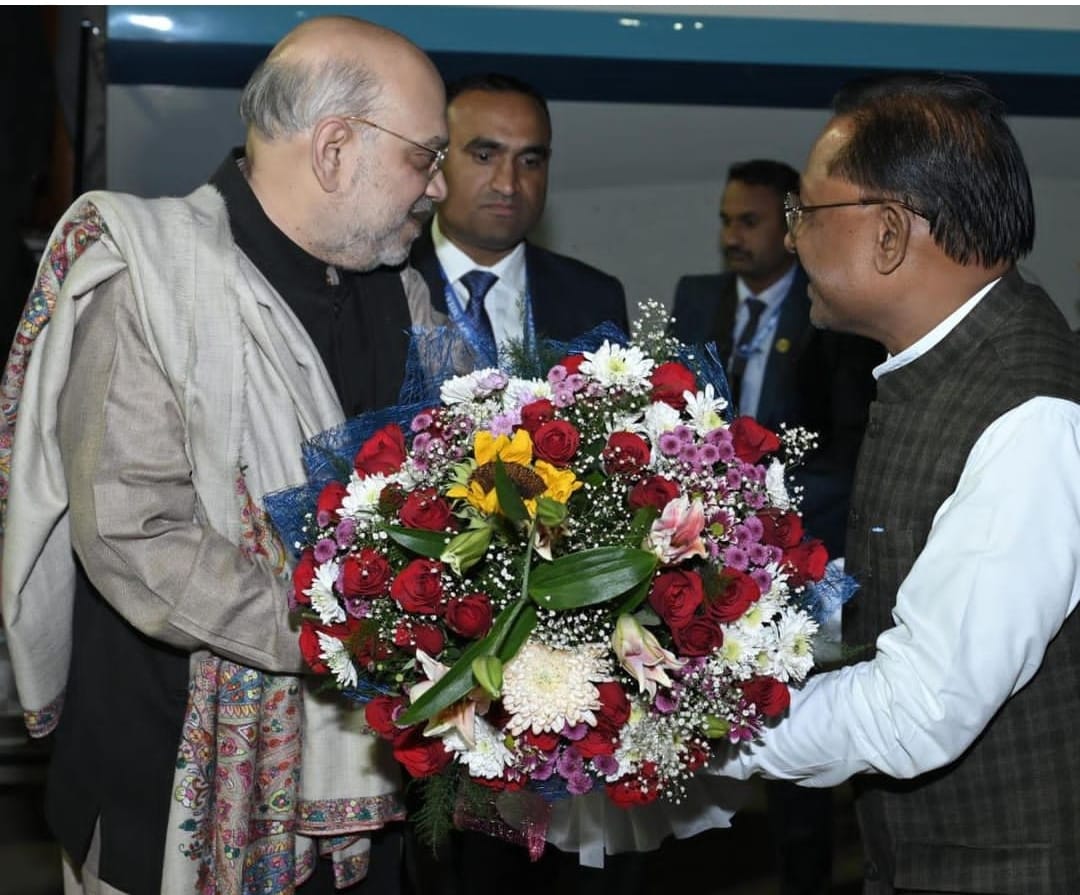 आंतक का होगा खात्मा,48 घंटे गृहमंत्री अमित शाह छत्तीसगढ़ में रहेगें, मुख्यमंत्री ने किया एअरपोर्ट पर स्वागत।