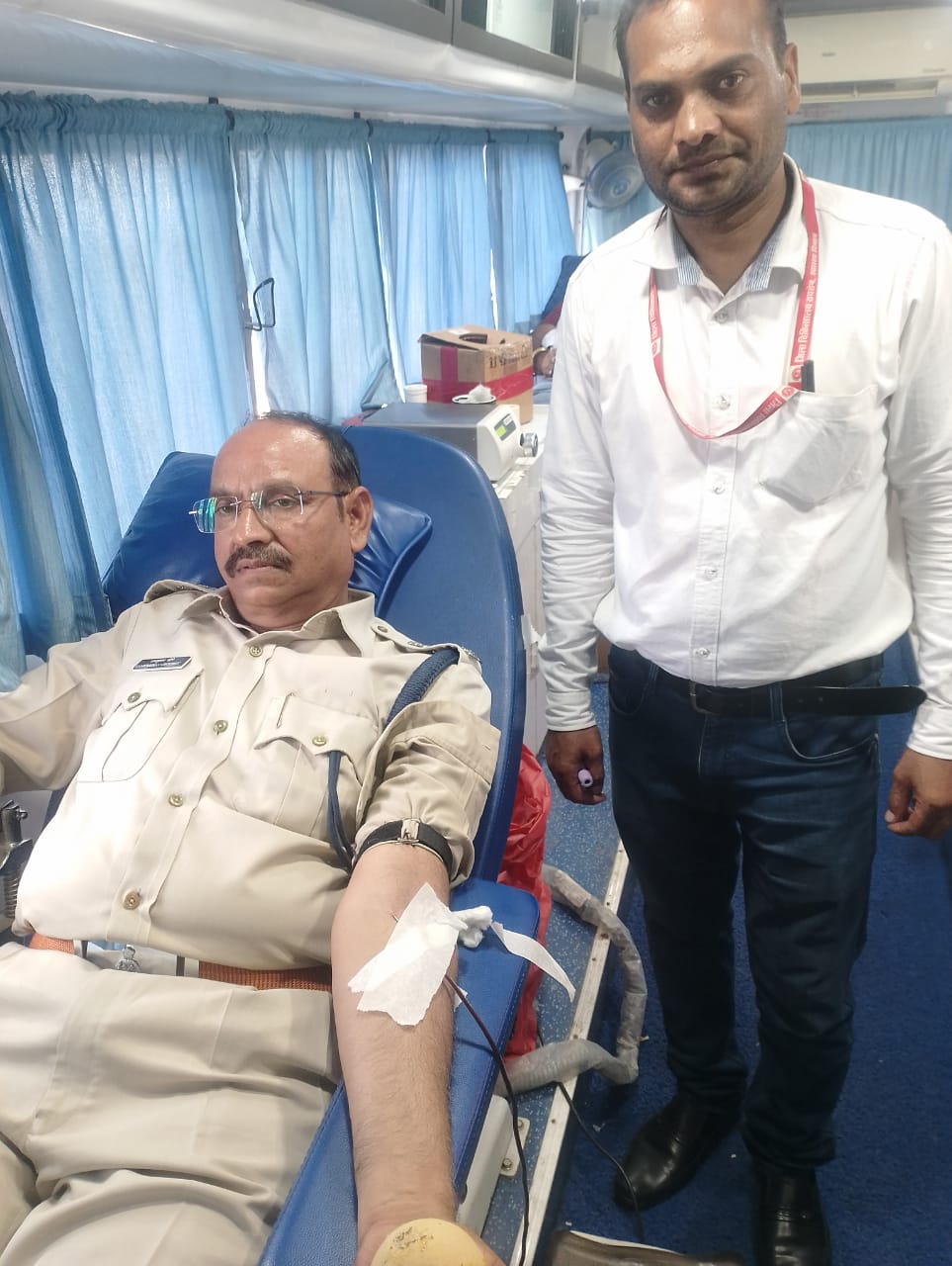 जिला जेल रायसेन में स्वैच्छिक रक्तदान शिविर आयोजित