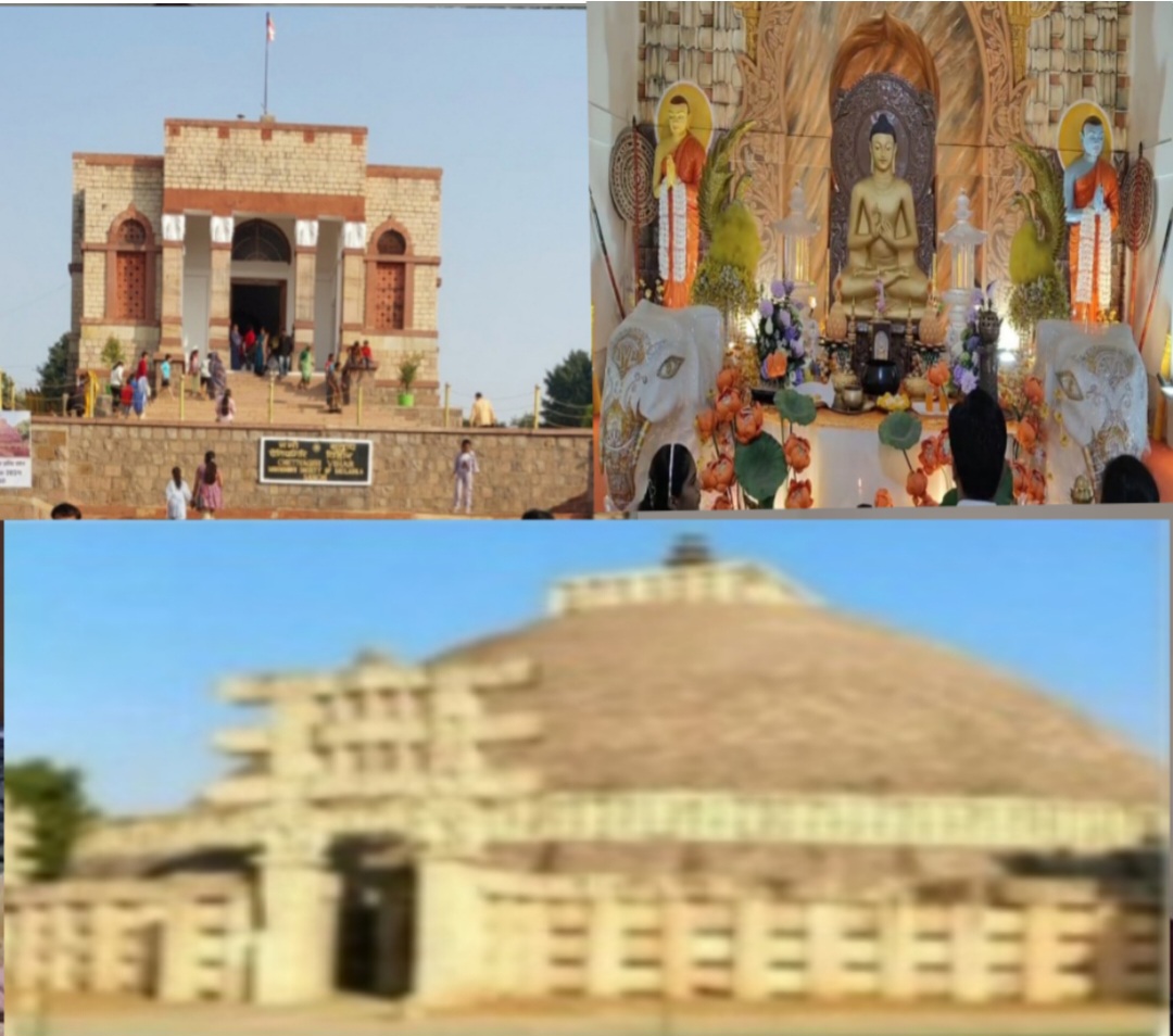 सांची में श्रद्धा और शांति का पर्व: बुद्ध जयंती पर उमड़ा जनसैलाब