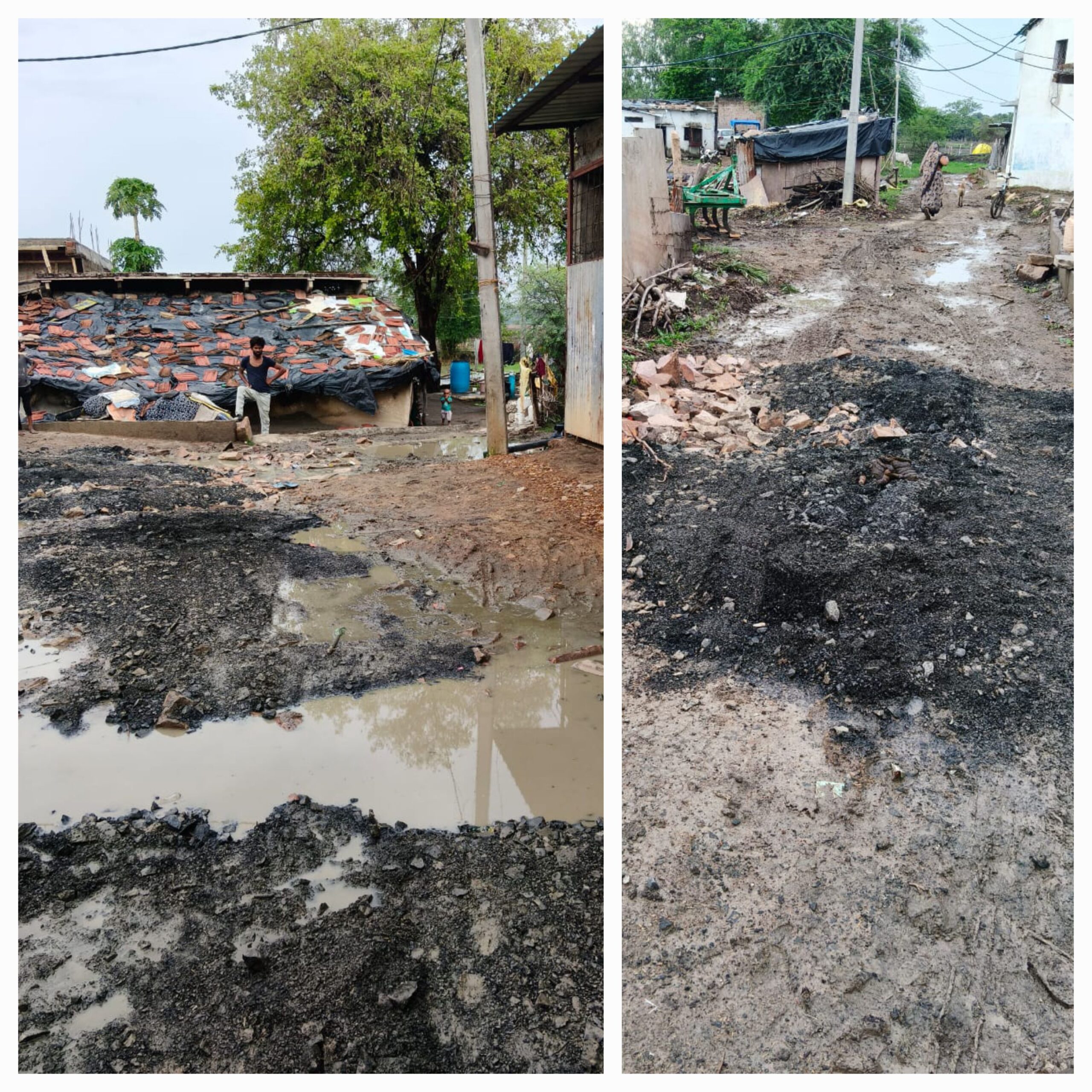 जनपद पंचायत सांची के मढवाई ग्राम पंचायत मुख्यालय की हालत दयनीय, विकास के दावों की खुल रही पोल