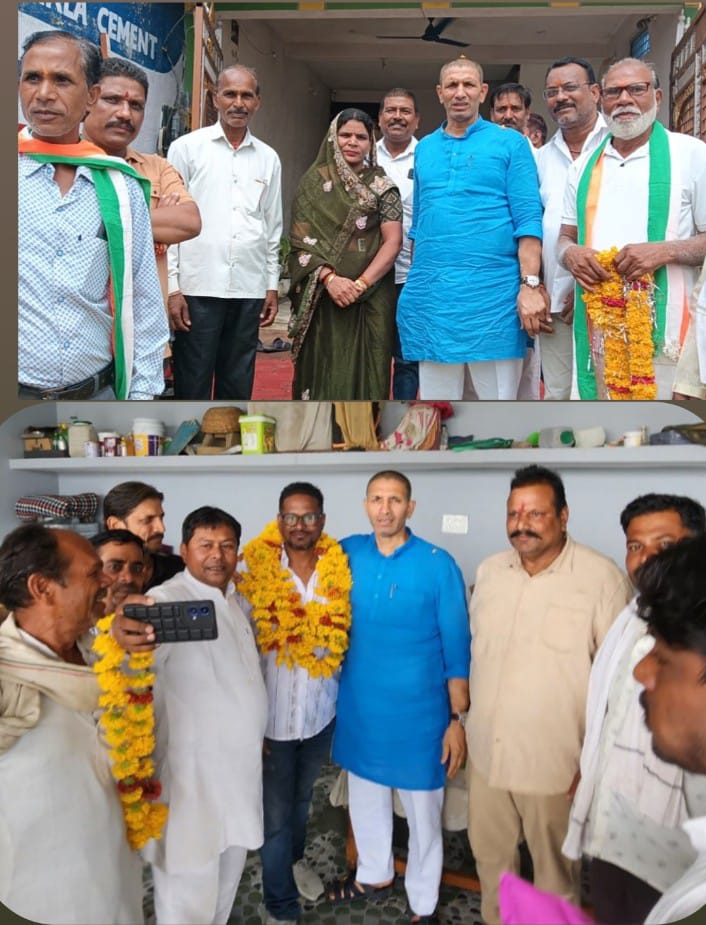 कांग्रेस प्रदेश अध्यक्ष जीतू पटवारी का सागर जाते ग्यारसपुर मे हुआ भव्य स्वागत