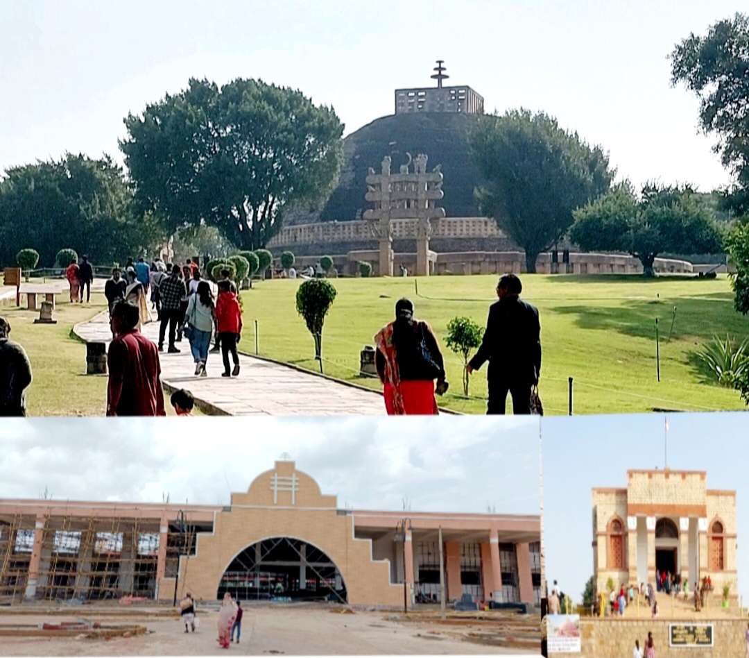 सांची रेलवे स्टेशन का आधुनिकीकरण पर्यटन को देगा बढ़ावा, लेकिन ट्रेन स्टॉपेज न होने से अधूरा रह जाएगा लाभ ।