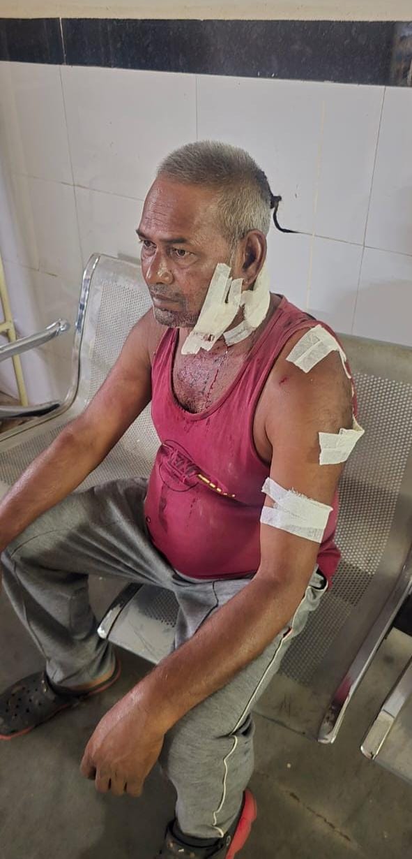 कुत्ते ने दिखाई वफादारी, तेंदुए से भिड़कर बचाई मालिक की जानशौच को गए अर्जुन सिंह पर हुआ हमला, रायसेन अस्पताल में भर्ती