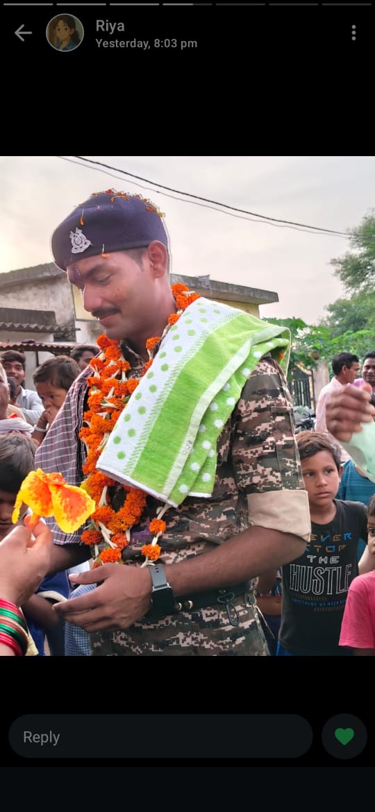 इस देश को एक और जवान मिला, देश की सेवा के लिए जान निछावर है।भागवत रत्नाकर