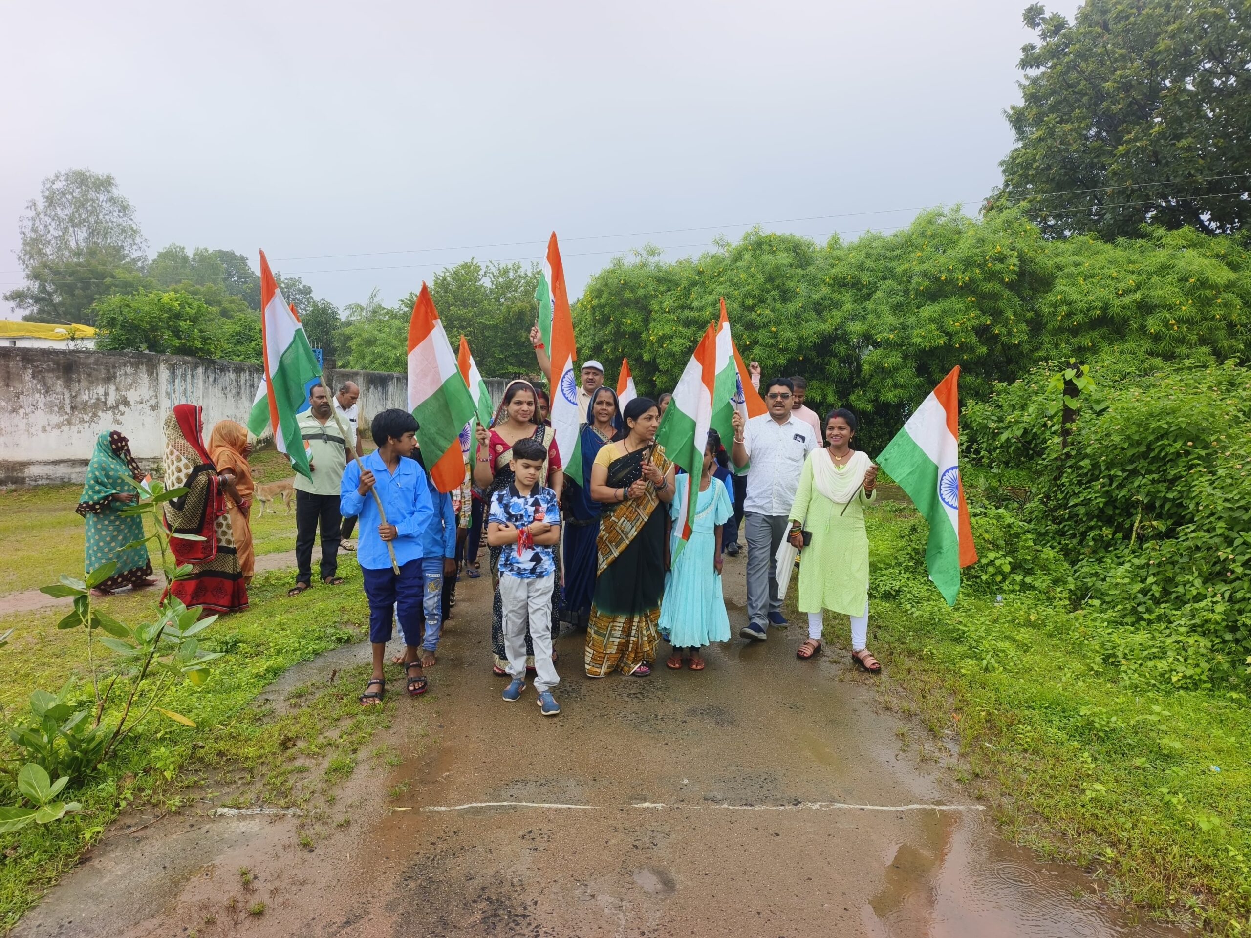 हर घर तिरंगा कार्यक्रम के अंतर्गत ग्राम पंचायतकतीरा में हुआ बृहद आयोजन*