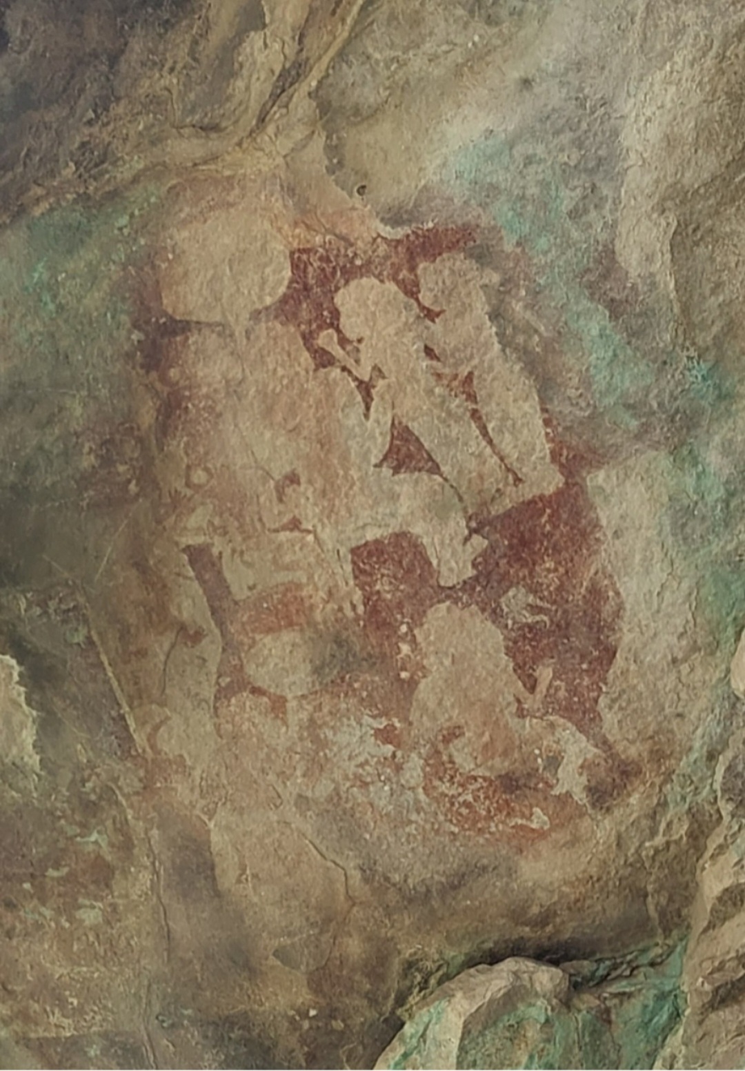 लापरवाही की शिकार हो रही शैलचित्रों से पटी पहाड़ी, संरक्षण के अभाव में मिट रहा इतिहास।