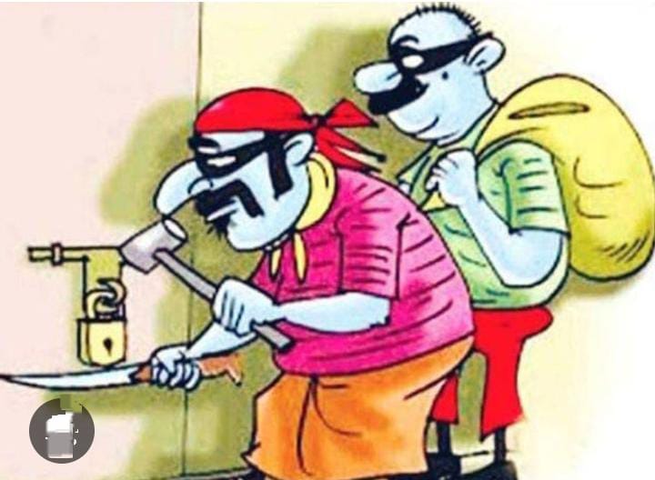 जवारे देखने गए सूने घर पाकर अज्ञात चोरों ने चोरी का दिया अंज़ाम।