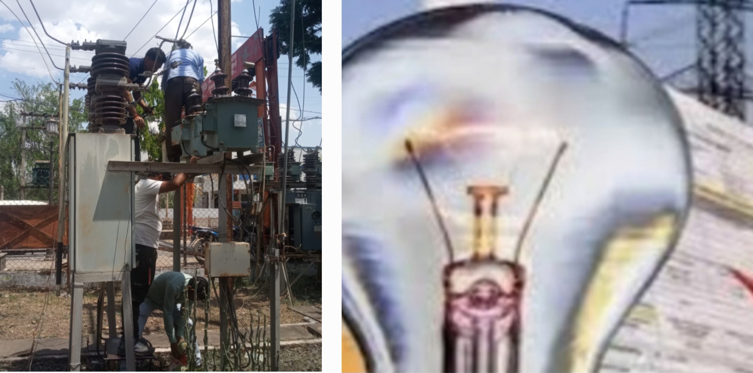 बादलों से बढ़ी उमस, बिजली की आंखमिचौली से बेहाल सांची